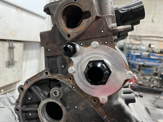 Jeep 4.0 Water Pump Block Off