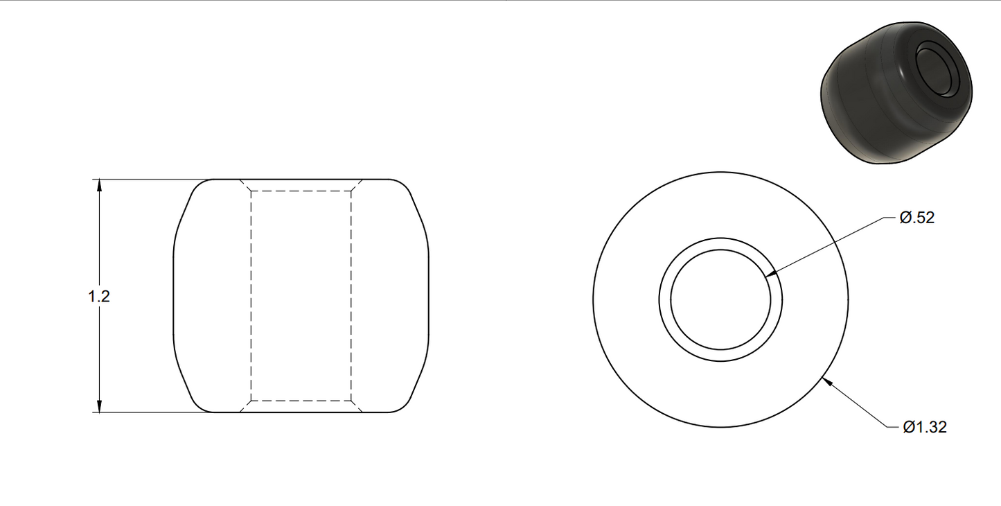 GM New Look Bus Door Bushings