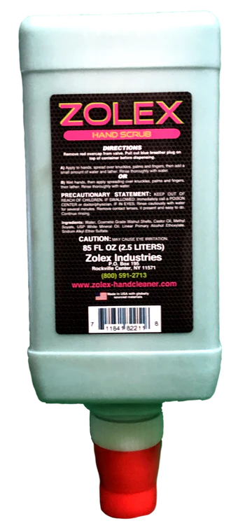 Recarga de exfoliante de manos ZOLEX Walnut 2,5 L