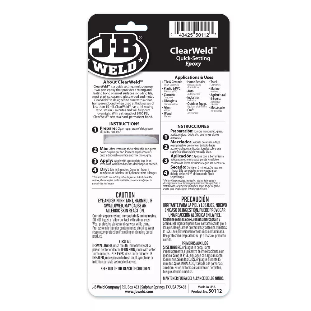 ClearWeld™ Syringe 25ml
