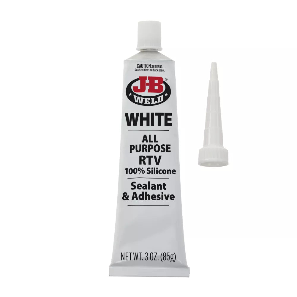 White Silicone Sealant & Adhesive 3oz