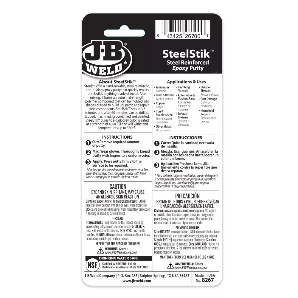 SteelStik™ Epoxy Putty 2oz