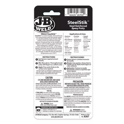 Mastic époxy SteelStik™ 2 oz