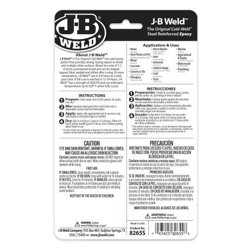 Tube double JB Weld™ 2 oz