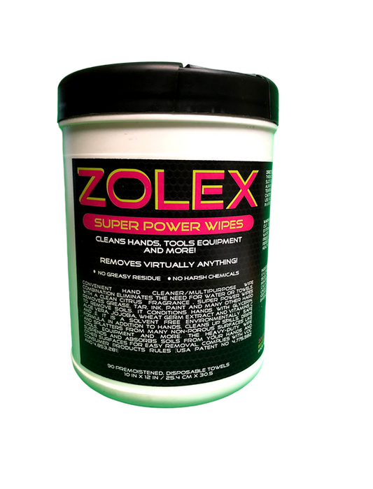 ZOLEX Super Power Wipes 90ct